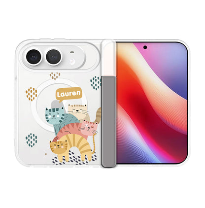 iPhone Standee Hinge - Rainbow Meow 2.0