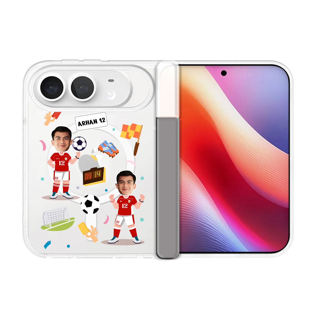 iPhone Standee Hinge - Face Grid Dream Soccer