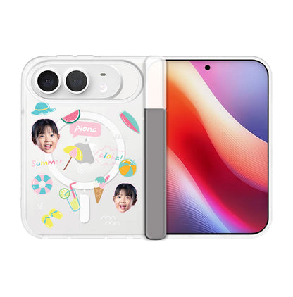 iPhone Standee Hinge - Face Grid Summer