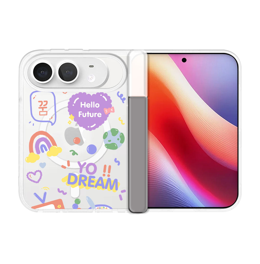 iPhone Standee Hinge - Hello Future