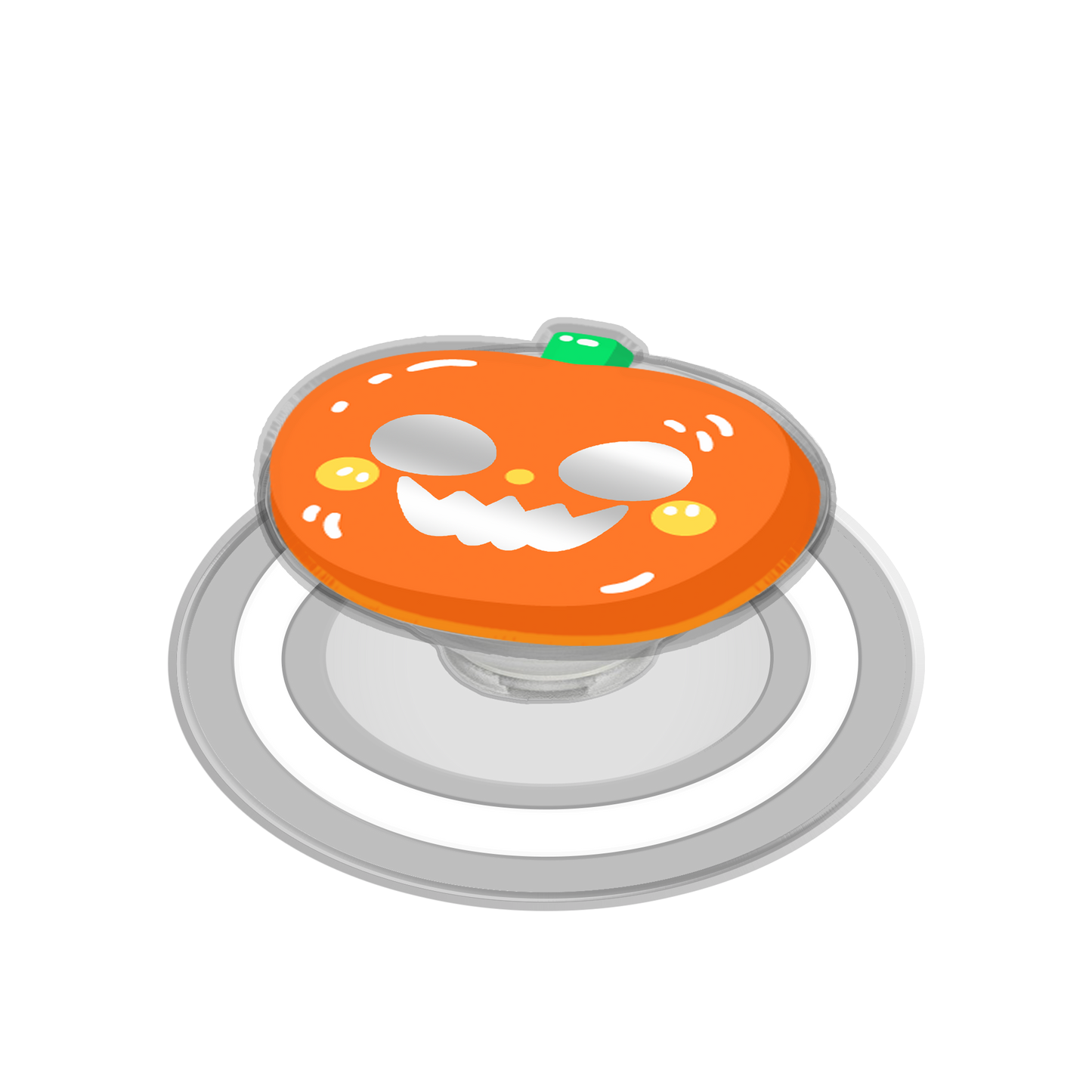 Magnetic Grip Mirror - Pumpkin Monster