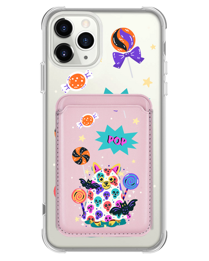 iPhone Magnetic Wallet Case - Puppy Monster