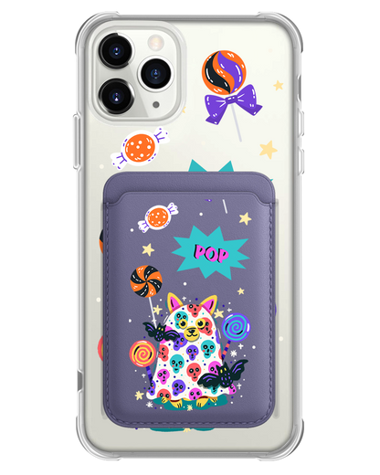 iPhone Magnetic Wallet Case - Puppy Monster