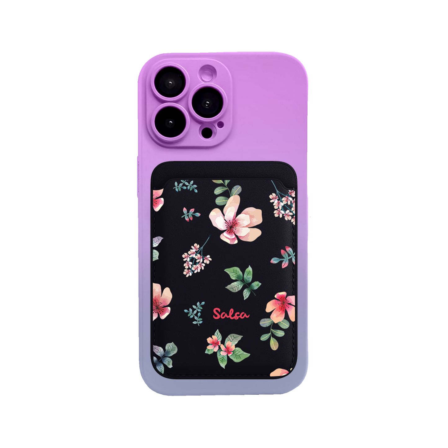 iPhone Magnetic Wallet Silicone Case - Botanical Garden 5.0