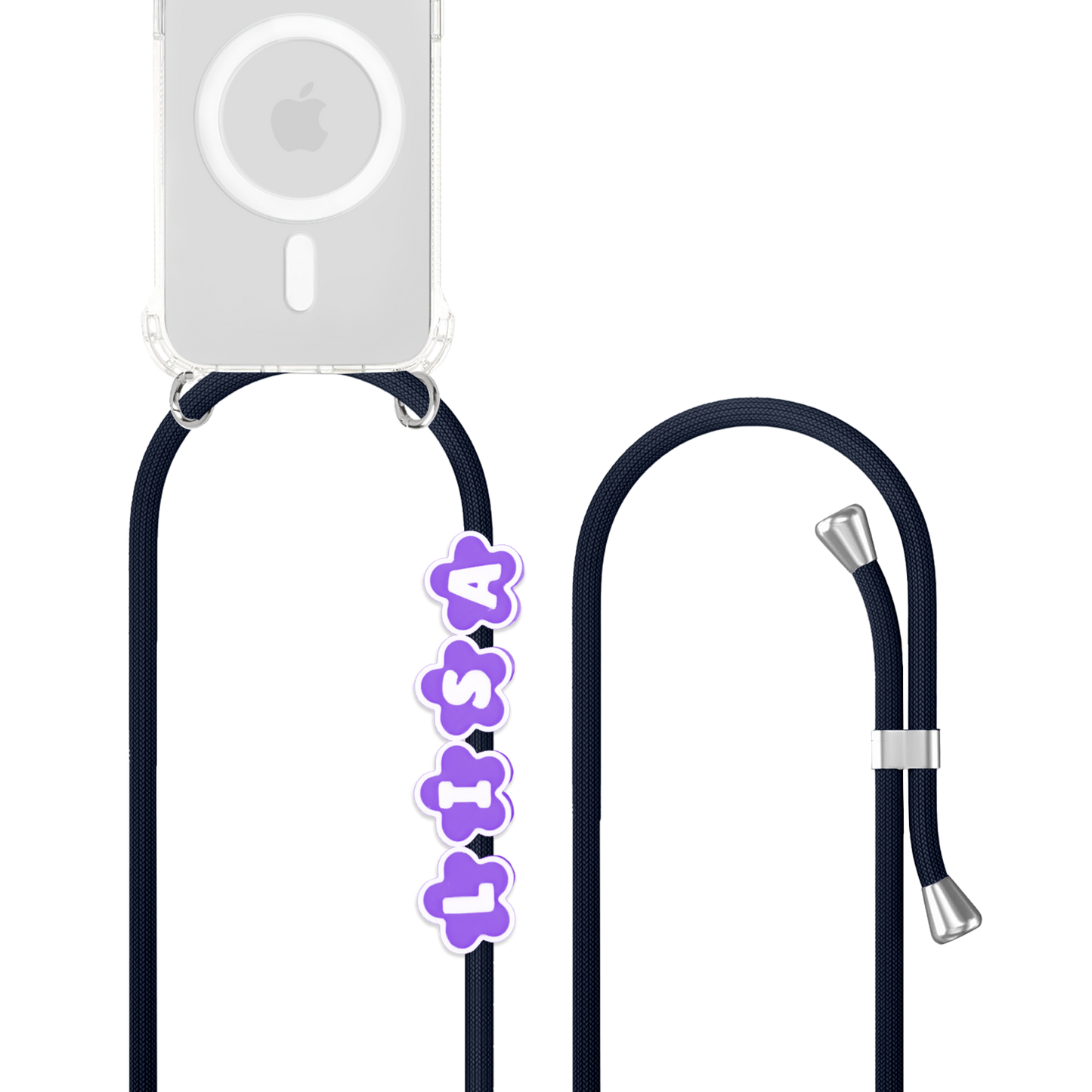Beads Nylon Sling - Flower Purple Haze