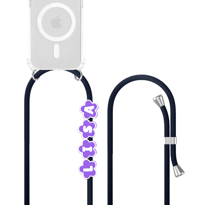 Beads Nylon Sling - Flower Purple Haze
