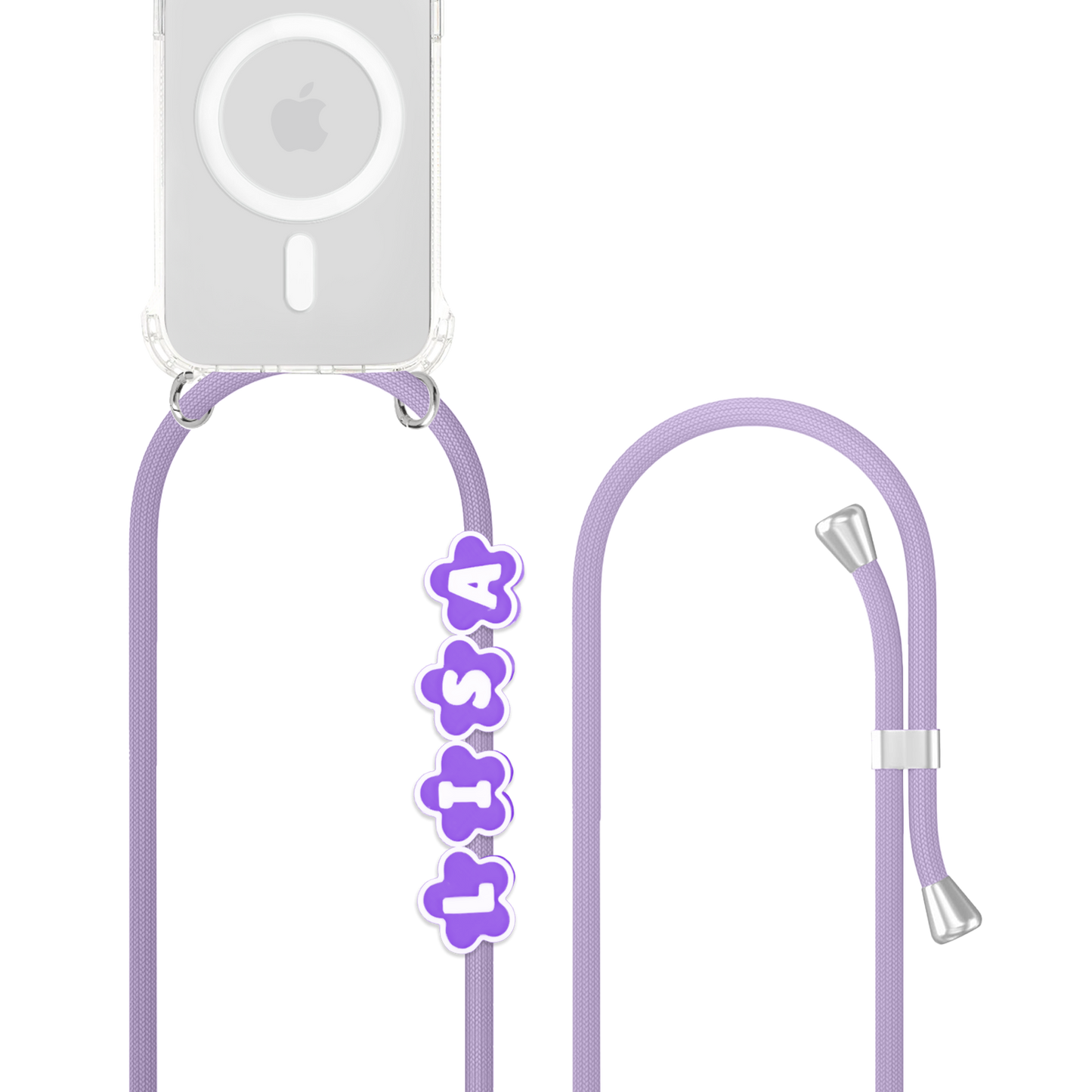 Beads Nylon Sling - Flower Purple Haze