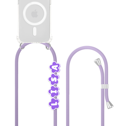 Beads Nylon Sling - Flower Purple Haze