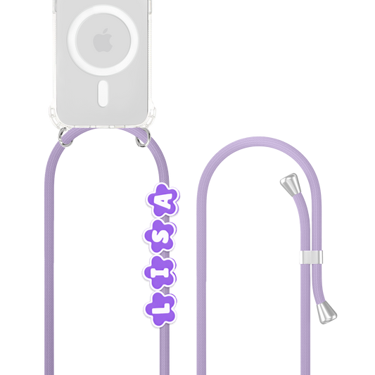 Beads Nylon Sling - Flower Purple Haze