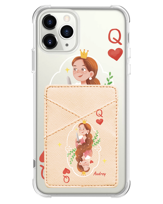 iPhone Phone Wallet Case - Queen (Couple Case)