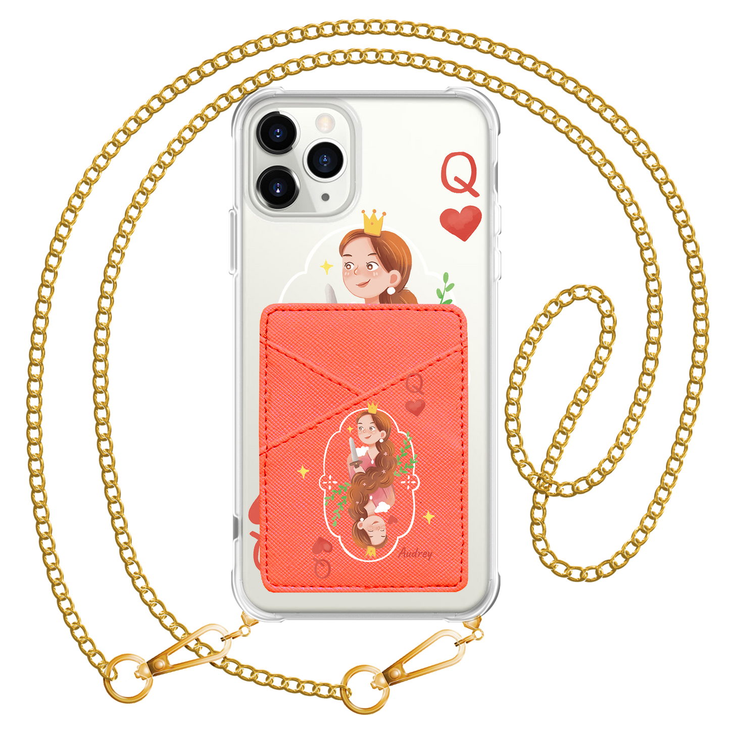 iPhone Phone Wallet Case - Queen (Couple Case)