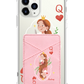 iPhone Phone Wallet Case - Queen (Couple Case)