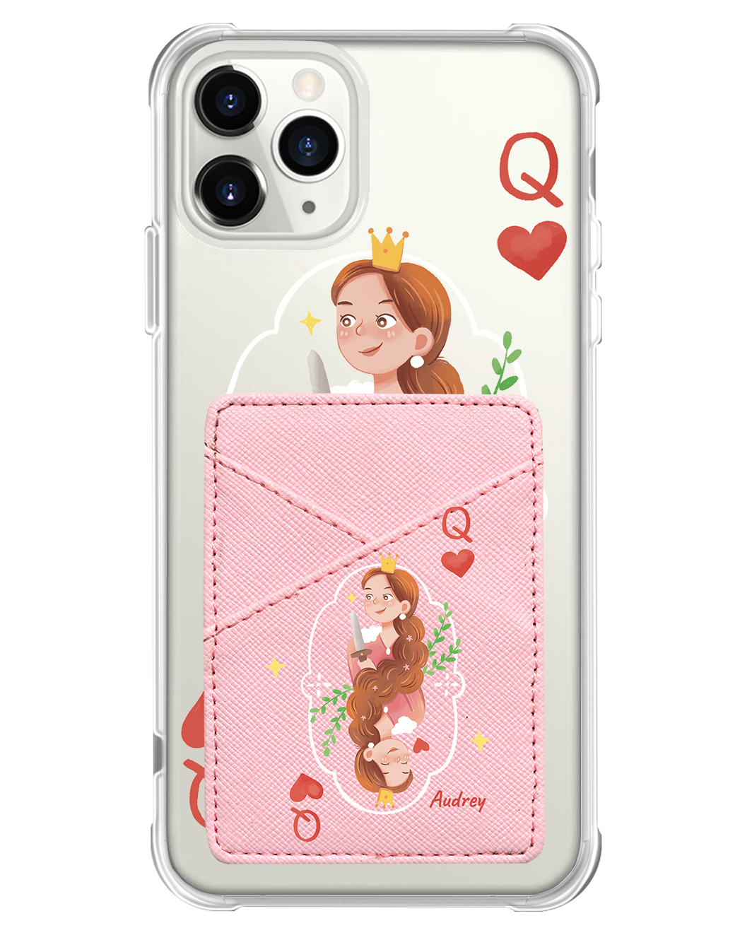 iPhone Phone Wallet Case - Queen (Couple Case)