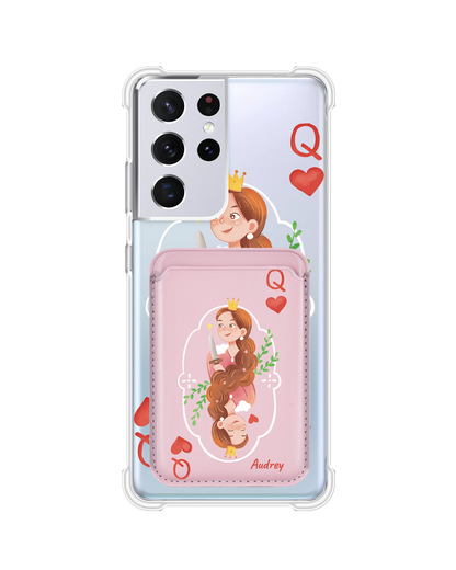 Android Magnetic Wallet Case - Queen (Couple Case)