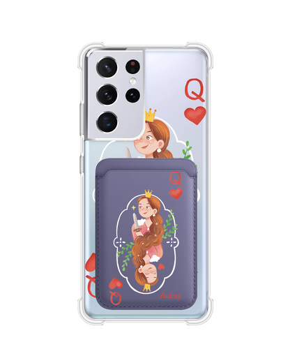 Android Magnetic Wallet Case - Queen (Couple Case)