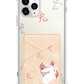 iPhone Phone Wallet Case - Rabbit (Chinese Zodiak / Shio)