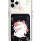 iPhone Magnetic Wallet Case - Rabbit (Chinese Zodiac / Shio)
