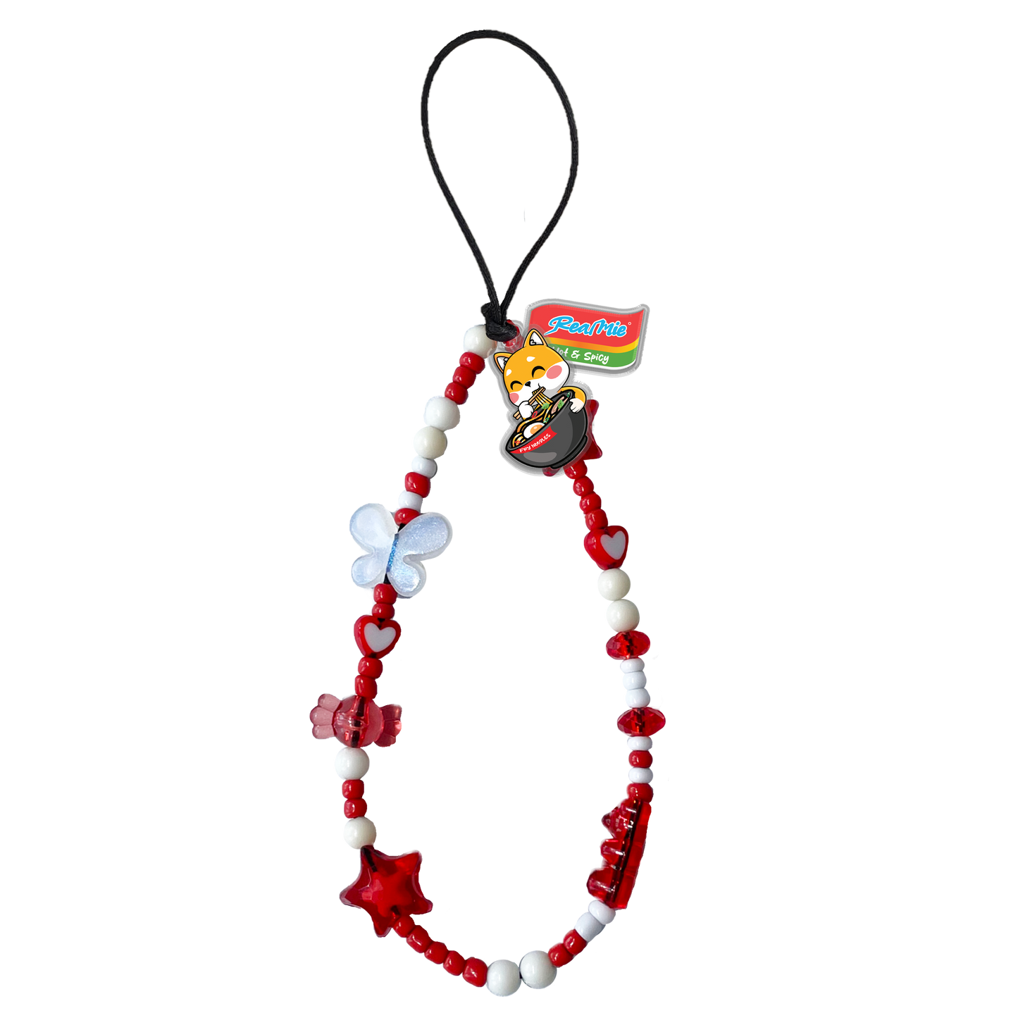 Beaded Strap with Acrylic Charm  - Realmie