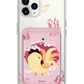iPhone Magnetic Wallet Case - Rooster (Chinese Zodiac / Shio)