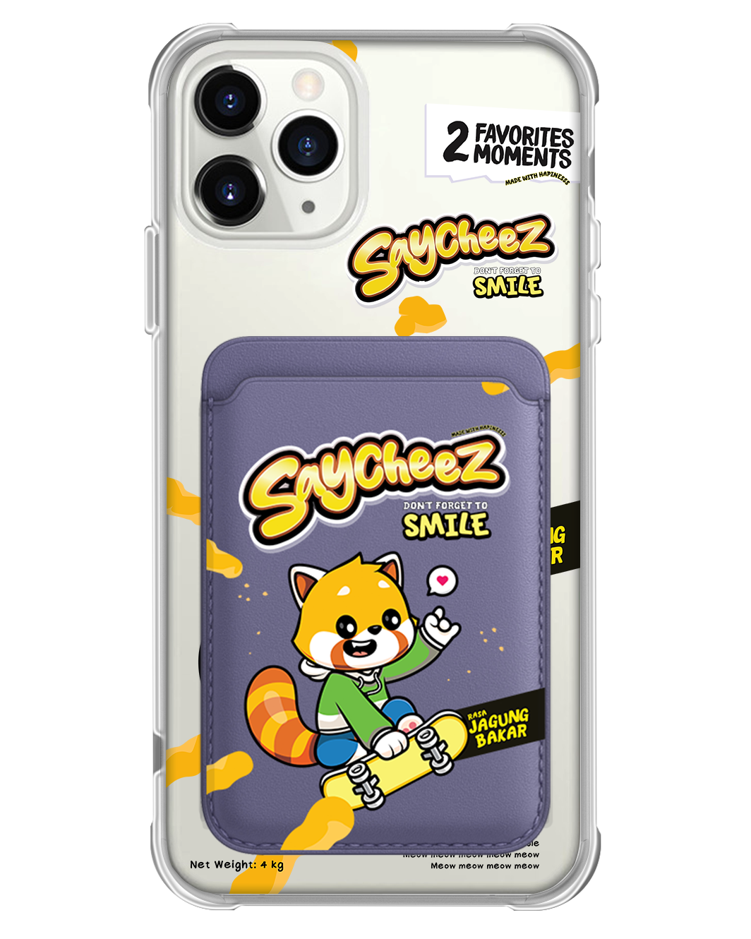 iPhone Magnetic Wallet Case - Saycheez