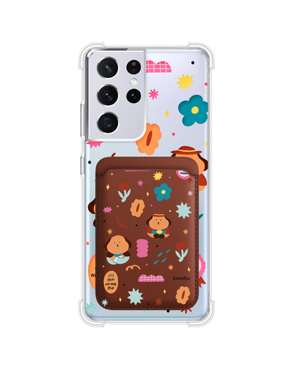 Android Magnetic Wallet Case - Selflove Garden