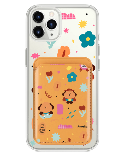 iPhone Magnetic Wallet Case - Selflove Garden