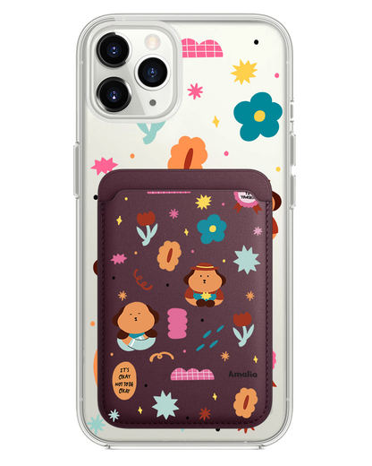 iPhone Magnetic Wallet Case - Selflove Garden