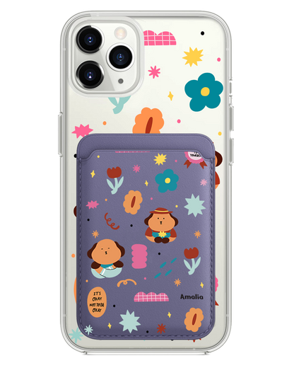 iPhone Magnetic Wallet Case - Selflove Garden