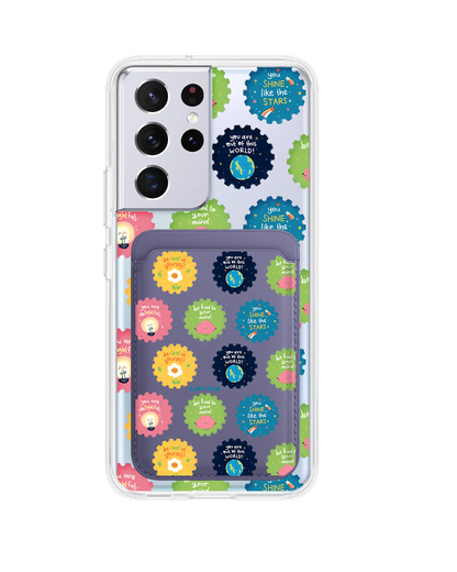Android Magnetic Wallet Case - Self Reminder Stamps