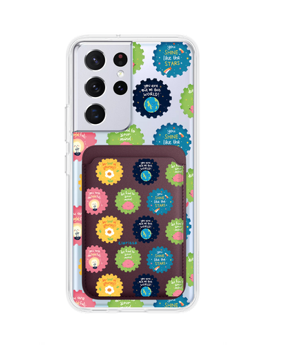 Android Magnetic Wallet Case - Self Reminder Stamps