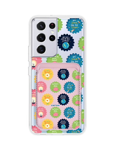 Android Magnetic Wallet Case - Self Reminder Stamps