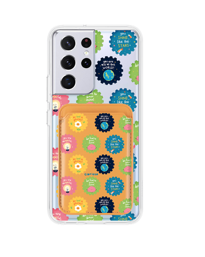 Android Magnetic Wallet Case - Self Reminder Stamps