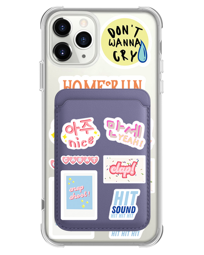 iPhone Magnetic Wallet Case - Seventeen Sticker Pack