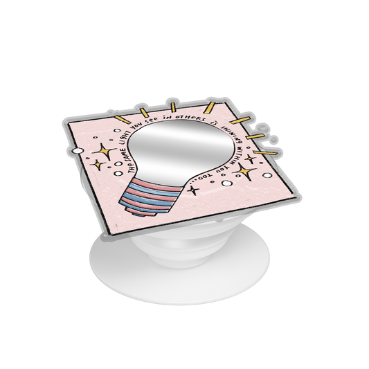 Pop Up Grip Mirror - Shine