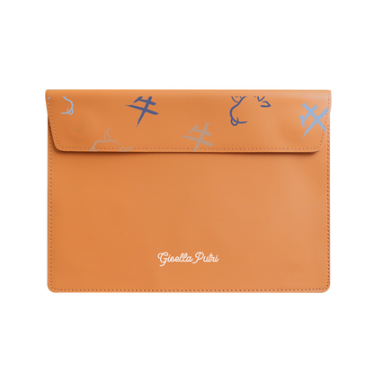 Vegan Leather Sleeve - Ox (Chinese Zodiac / Shio)