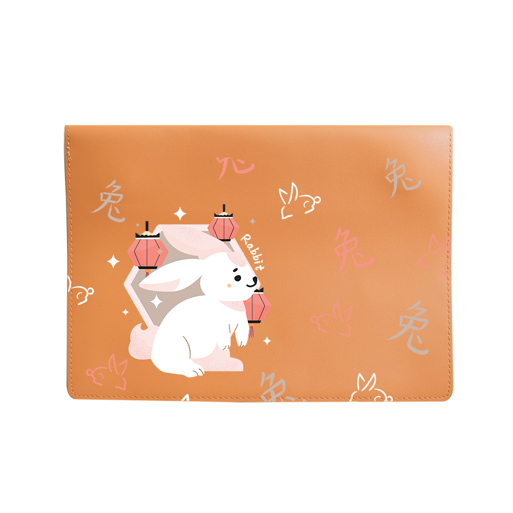Vegan Leather Sleeve - Rabbit (Chinese Zodiac / Shio)