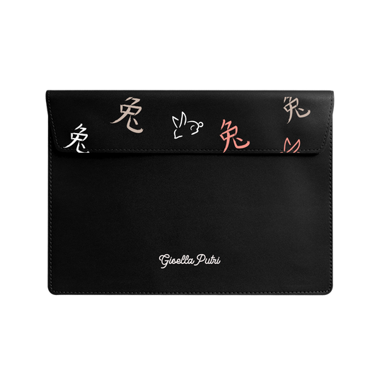 Vegan Leather Sleeve - Rabbit (Chinese Zodiac / Shio)