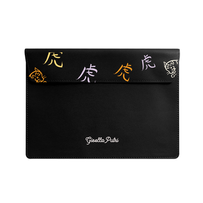 Vegan Leather Sleeve - Tiger (Chinese Zodiac / Shio)