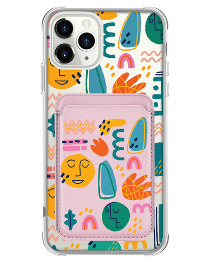iPhone Magnetic Wallet Case - Silent Art