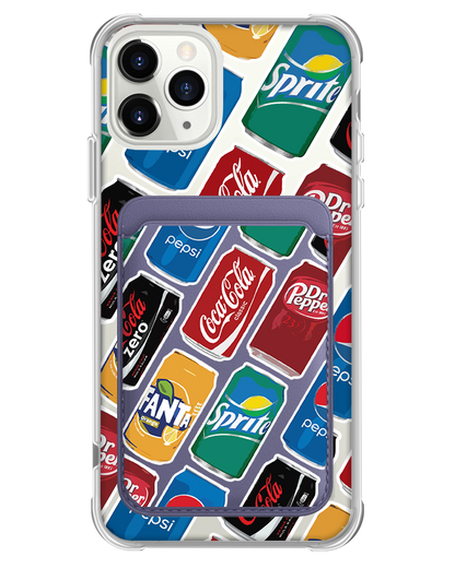 iPhone Magnetic Wallet Case - Soda
