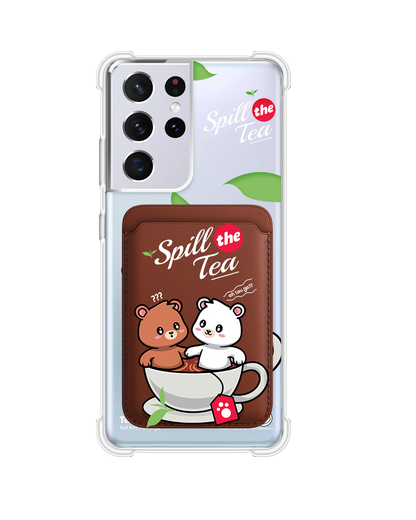 Android Magnetic Wallet Case - Spill the Tea