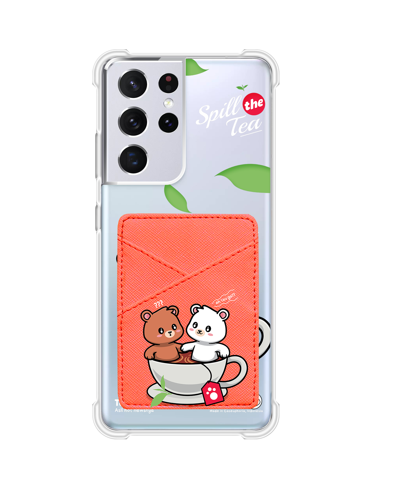 Android Phone Wallet Case - Spill the Tea