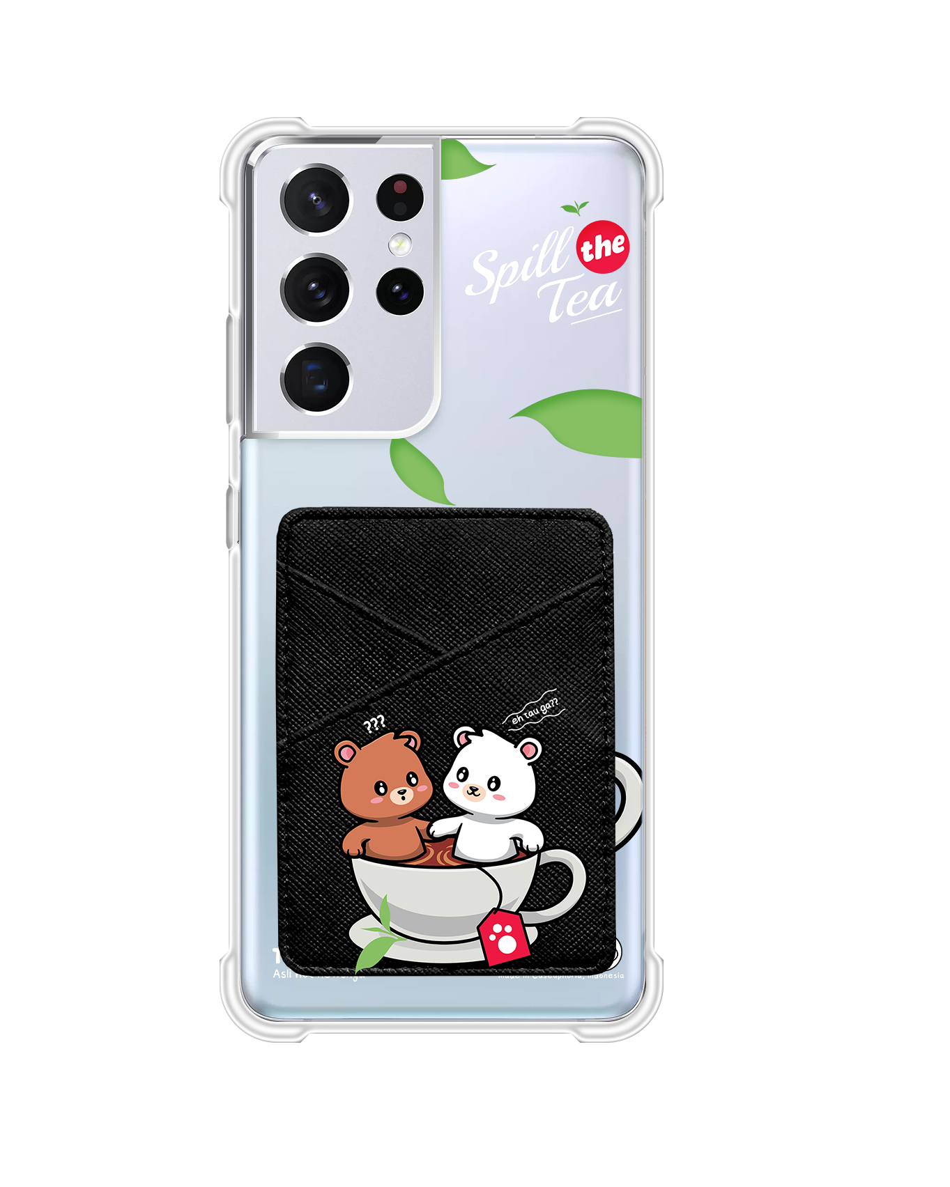 Android Phone Wallet Case - Spill the Tea