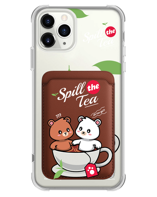 iPhone Magnetic Wallet Case - Spill The Tea