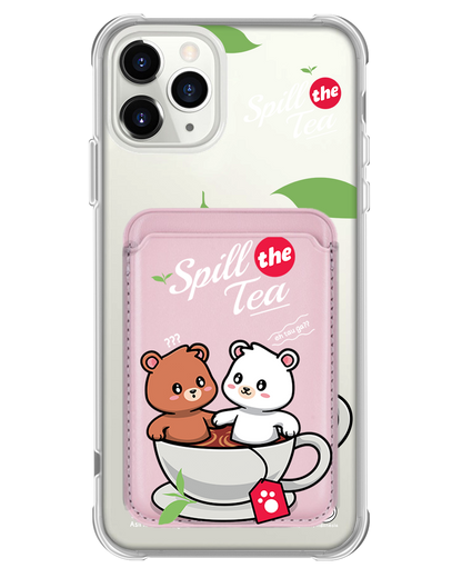 iPhone Magnetic Wallet Case - Spill The Tea