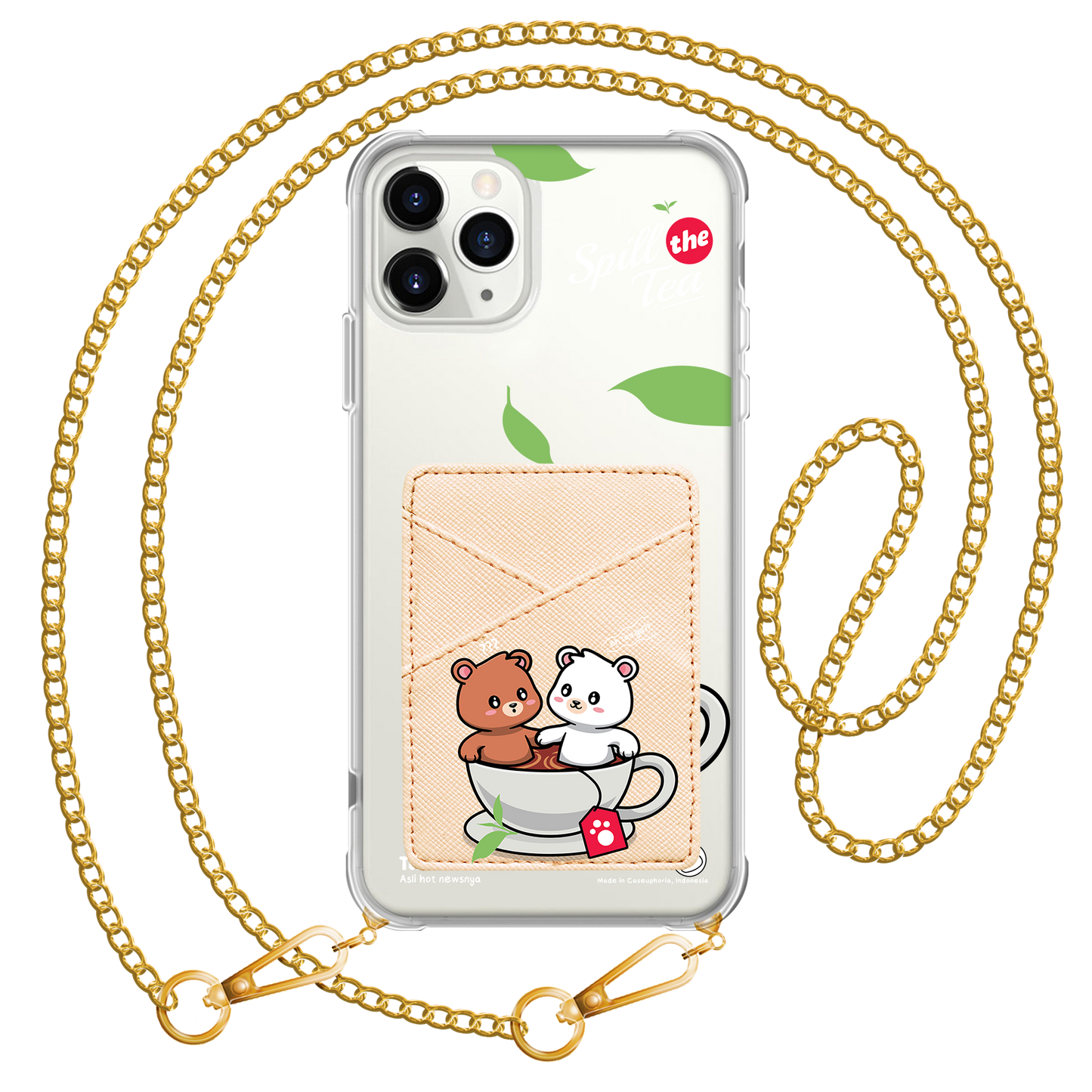 iPhone Phone Wallet Case - Spill the Tea