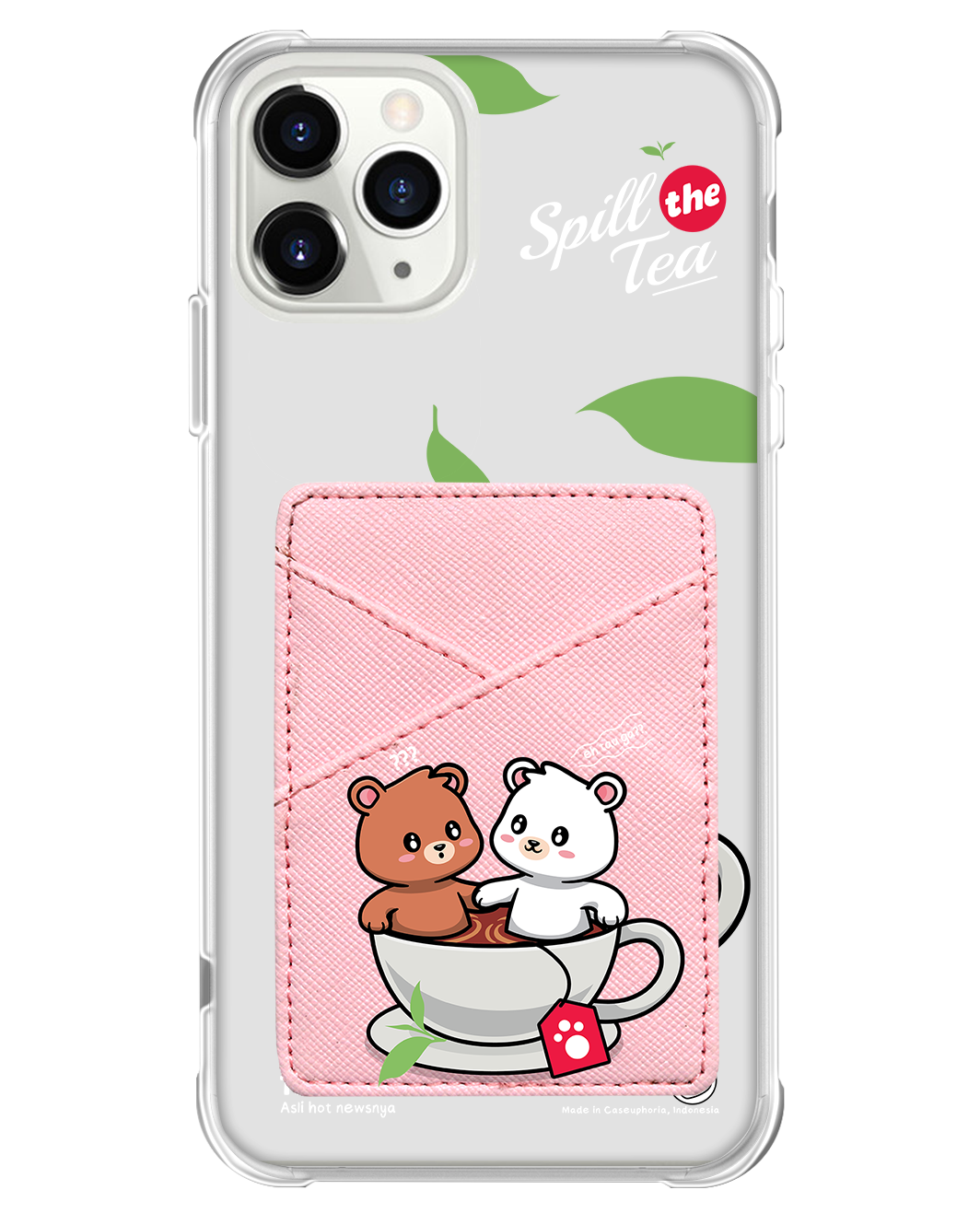 iPhone Phone Wallet Case - Spill the Tea