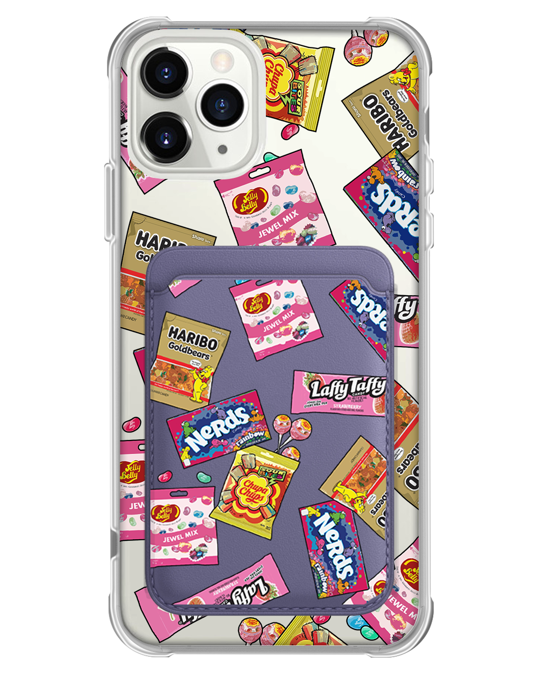 iPhone Magnetic Wallet Case - Sweet and Gummies