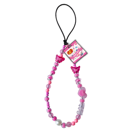 Beaded Strap with Acrylic Charm  - Sweet and Gummies