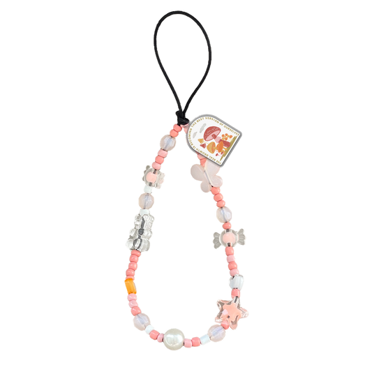 Beaded Strap with Acrylic Charm  - The Real Growth